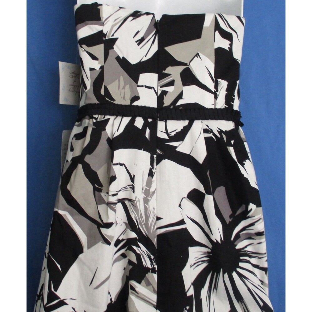 Women's Suzi Chin for Maggy Boutique Bustier Sleeveless Dress Floral Size 8 New - Picture 5 of 9